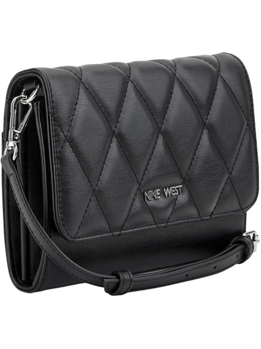 Women's Unbranded Black Crossbody Bag One Size